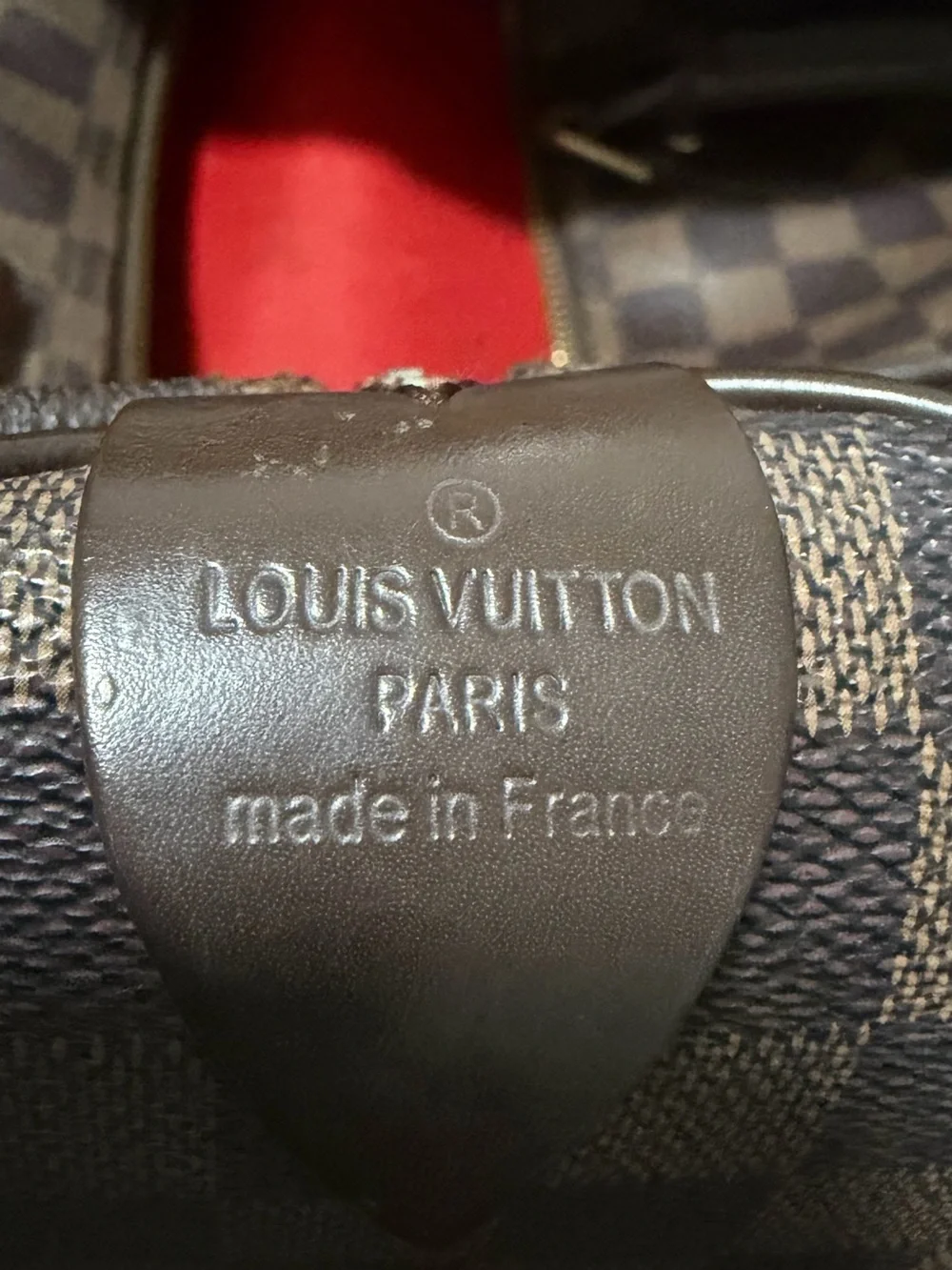 Classic Brown LV Checkerboard Handheld Bag